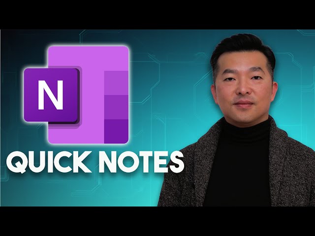 OneNote's Quick Notes: Capture Every Brilliant Idea Instantly!