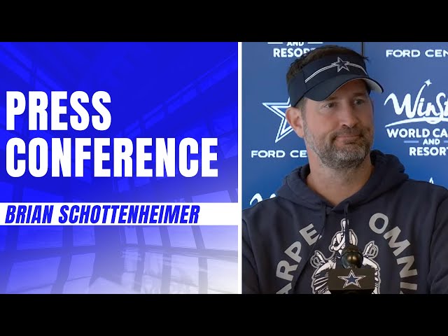 Offensive Coordinator Brian Schottenheimer Postgame: Week 8 | #LARvsDAL | Dallas Cowboys 2023