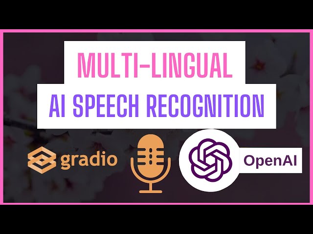 OpenAI Whisper - MultiLingual AI Speech Recognition Live App Tutorial