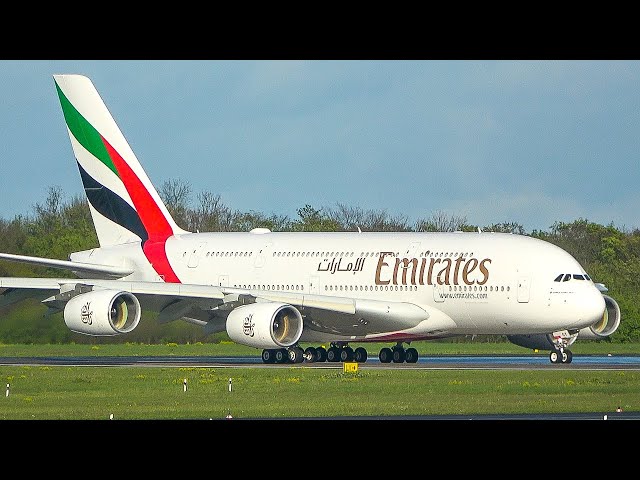 60 MINUTES PURE AVIATION - AIRBUS A380, yellow B757, An12 - Airplane highlights of April (4K)