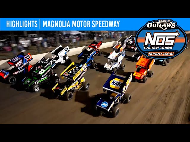 World of Outlaws NOS Energy Drink Sprint Cars Magnolia Motor Speedway | March 25, 2023 | HIGHLIGHTS
