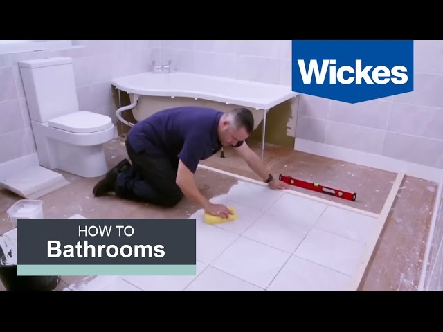 How to Tile a Bathroom Floor with Wickes