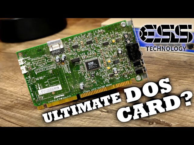 Is the ESS Audiodrive the BEST DOS Sound Card!? (ES1869)