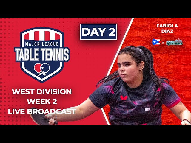 Major League Table Tennis Week 2 Live Stream | West Division Day 2