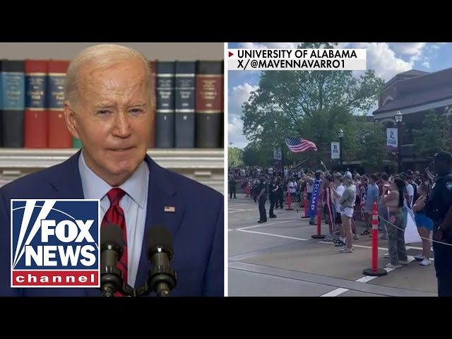 'The Five': 'F--- Joe Biden', pro-Palestine, pro-Israel protesters unite in chant