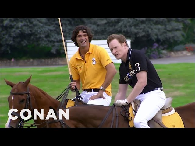 Conan Learns To Play Polo | CONAN on TBS