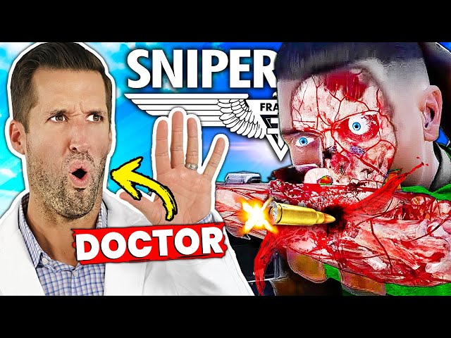 ER Doctor REACTS to Brutal Sniper Elite 5 X-Rays