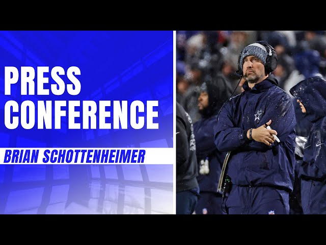 Offensive Coordinator Brian Schottenheimer Postgame: Week 15 | #DALvsBUF | Dallas Cowboys 2023