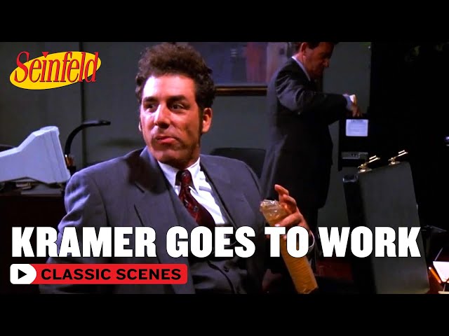 Kramer Pretends To Have A Job | The Bizarro Jerry | Seinfeld