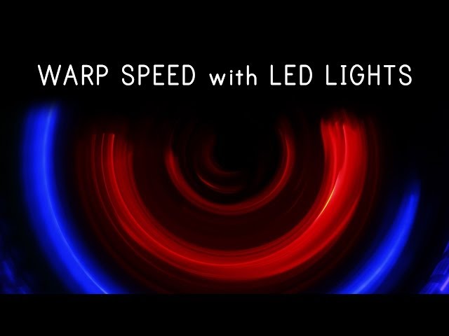 Creating Warp Speed with LED lights | Shanks FX |  PBS Digital Studios