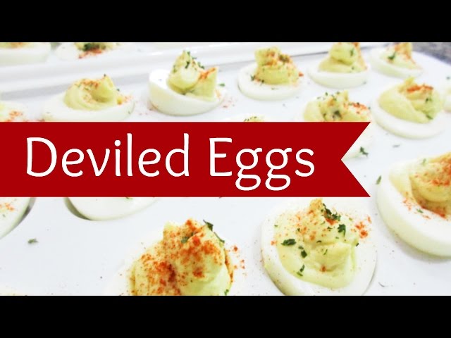How To Make Deviled Eggs, Easy Party Appetizer