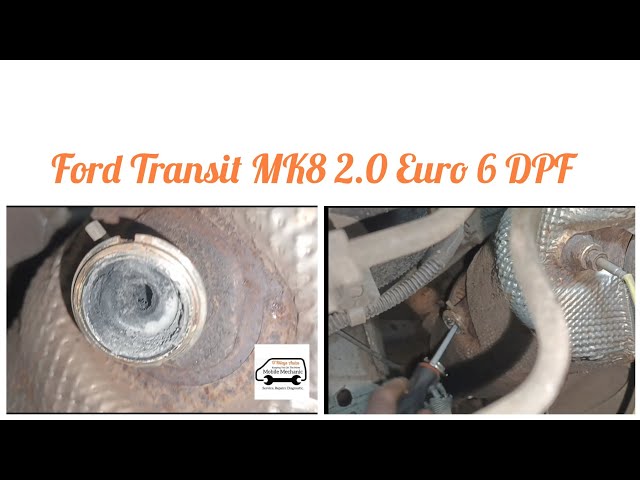 Ford Transit 2.0 RWD P246B:00-6C P2463:00-EC P1102:21-64 Blocked DPF & Air Filter