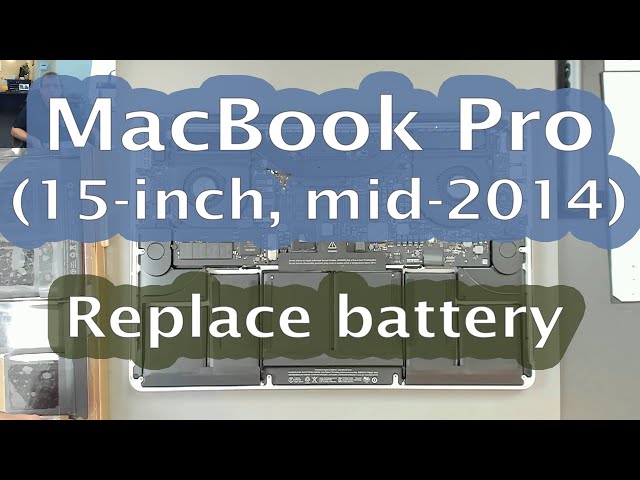 [75] Apple MacBook Pro (15-inch, mid 2014) A3198 EMC 2881 - Battery [replacement