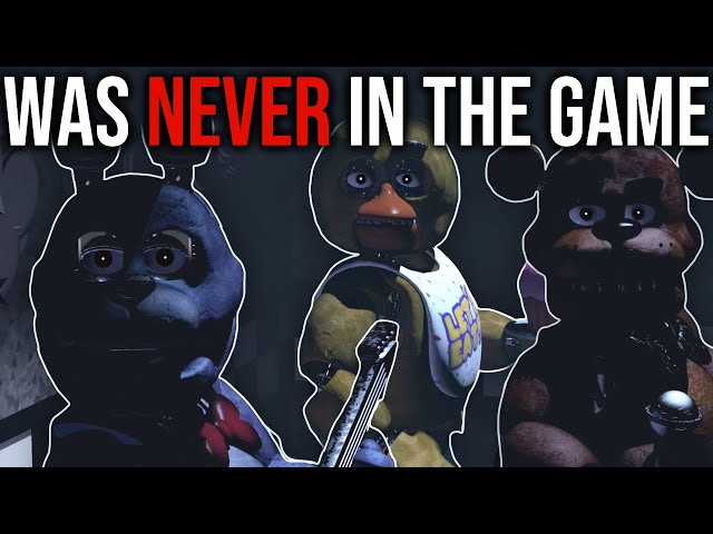 Removed Five Nights at Freddy's Content