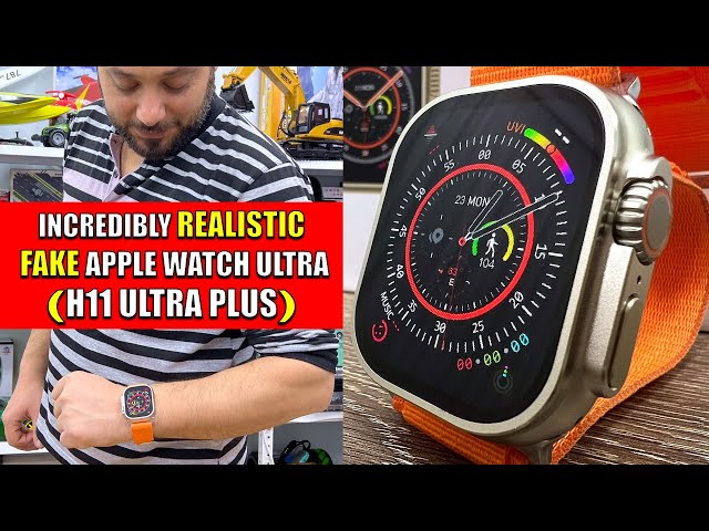 INCREDIBLY Realistic Apple Watch ULTRA Clone - H11 Ultra PLUS Smart Watch