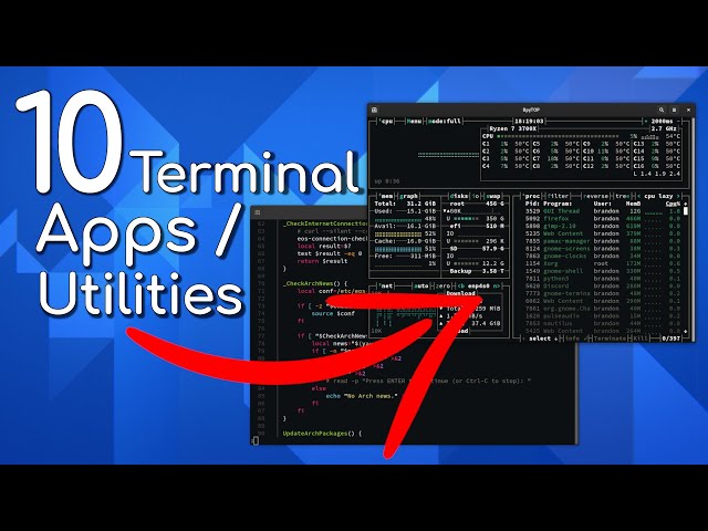 10 AWESOME Linux Terminal Applications and Utilities