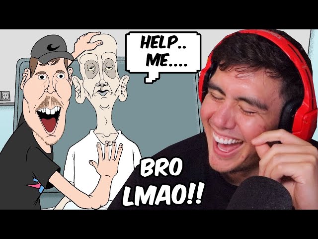 There Is NO WAY I'm Going To Heaven After Laughing At This (Reacting To Mr Beast Animations)