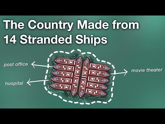 The Country Made from 14 Stranded Ships