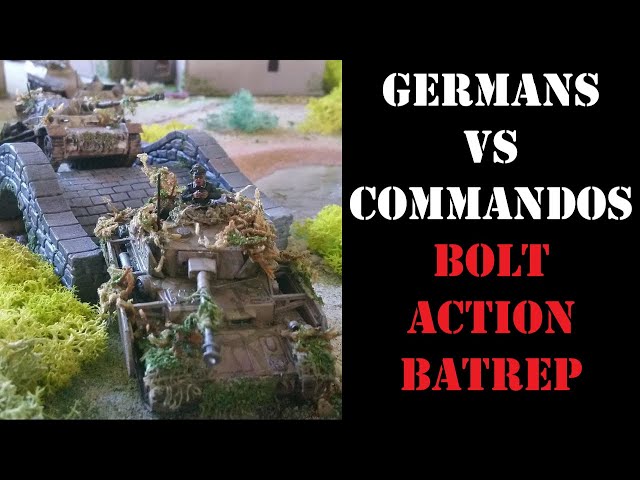 Royal Marine Commandos Vs German Grenadiers | Bolt Action!