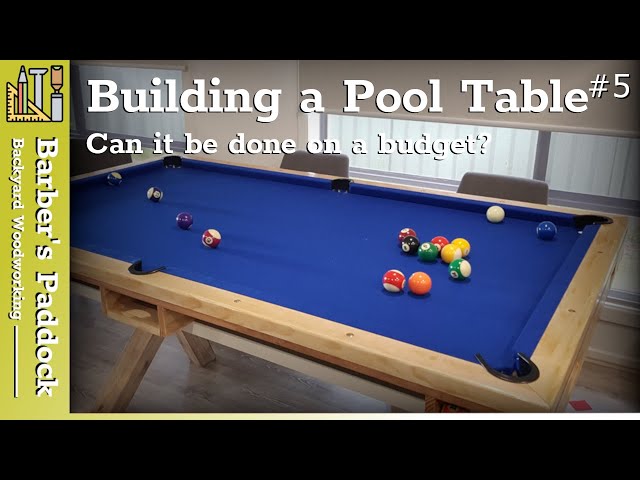 Building a Pool Table / Billiard Table top