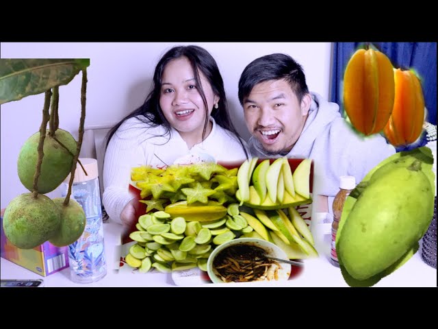 EATING  SOUR MANGO AND STARFRUIT WITH SPICY CHILLI - EVELYN PAR