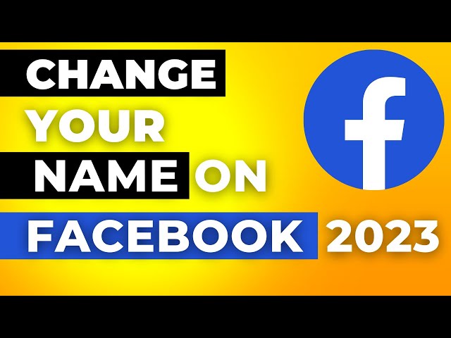 How to Change Your Name on Facebook laptop (2024 Update)