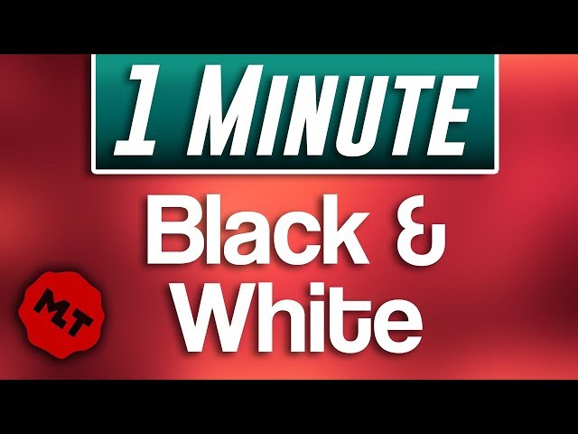 How to Make Video Black and White in Shotcut (Fast Tutorial)