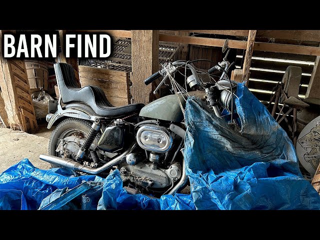Can I Get this old Barn Find Harley Davidson Running?