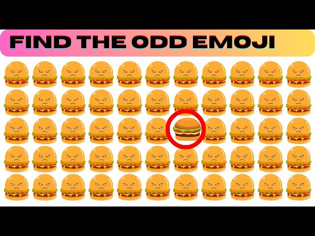 Find the ODD One Out | Emoji Quiz | Puzzle Mind Mapper