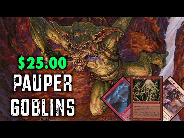 MTG - $25.00 Pauper Goblins - A Budget Magic: The Gathering Deck
