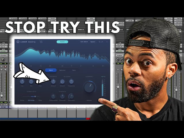 Stop Ruining Your MASTERS TRY THIS | LANDR Mastering Plugin