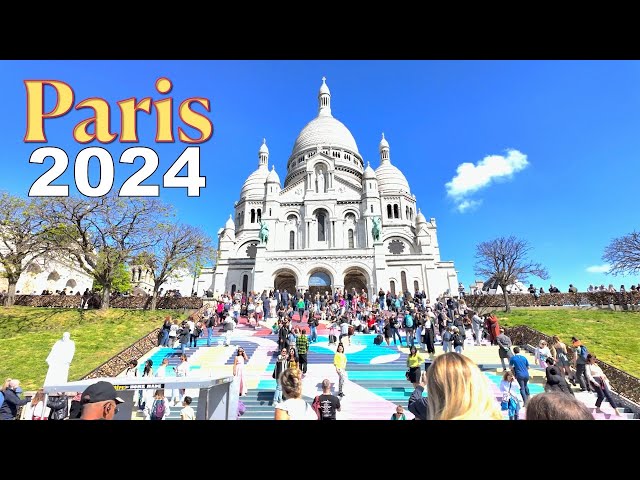 Paris, France 🇫🇷 - Walking in Montmartre, Paris France | Paris 4K HDR | May 7, 2024