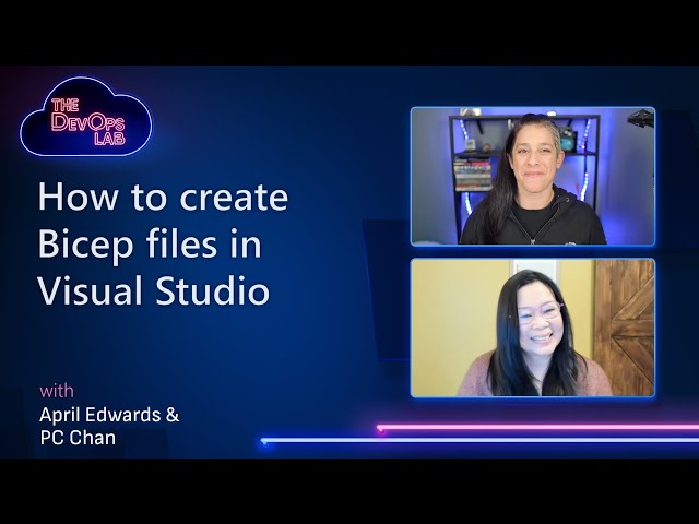 How to create Bicep files in Visual Studio