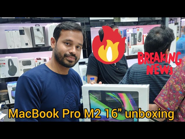 MacBook Pro M2 16" Unboxing with Akram bhai and Customer in City Choice Burdubai #cheapest #apple