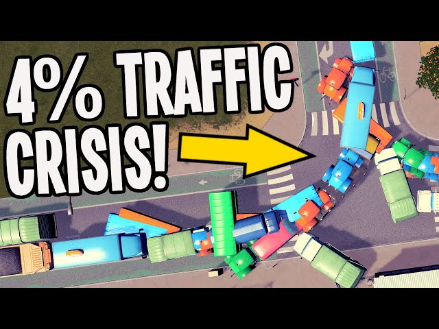 4% Traffic Madness SOLVED in Cities Skylines!