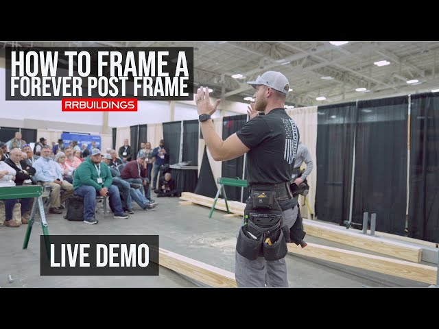 LIVE Uncut Demo: How to Frame a FOREVER Post Frame!