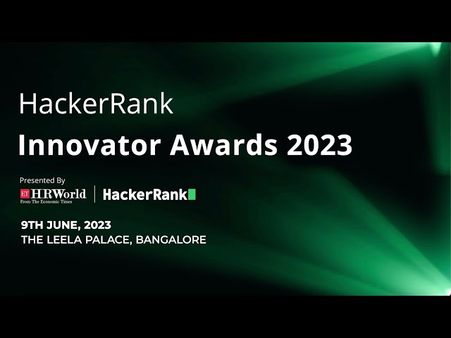 HackerRank Innovator Awards 2023 - A Recap!