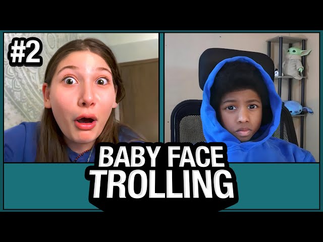 FAKE BABY trolls STRANGERS on OMEGLE (BABY FACE TROLLING #2)