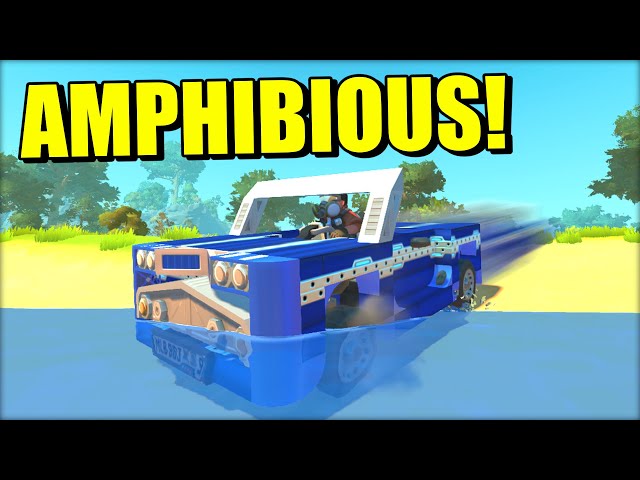 Who Can Find the Best Amphibious Vehicle on the Workshop? (Scrap Mechanic Multiplayer)