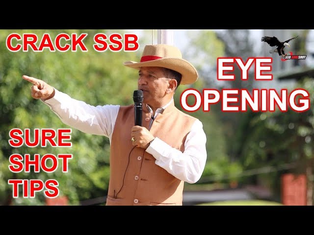How to crack the SSB? Sure Shot Tips by Gen Bhakuni | Eye Opening Video | SSB Sure Shot Academy