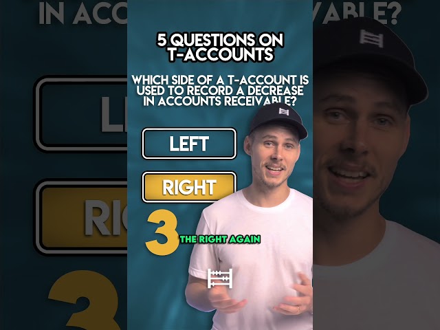 5 Questions on T-Accounts
