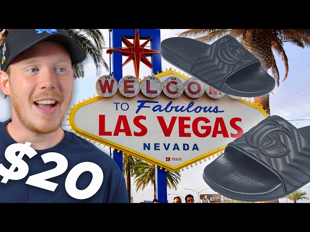 GUCCI at the THRIFT in LAS VEGAS?! $20 Sneaker Collection (EPISODE 10)