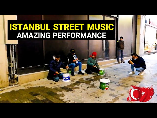 TURKEY , Istanbul Music istiklal Street Amazing Performance