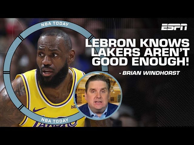 LeBron KNOWS the Lakers aren’t good enough - Windy on James’ comments after Game 3 loss | NBA Today