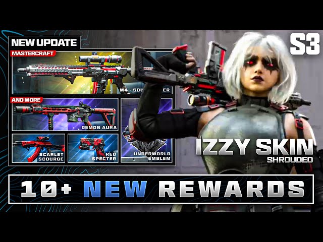 Unlock 10+ 'Izzy' Operator Rewards & Mastercraft (Soul Reaper Update) - MW3 Season 3 #WZM