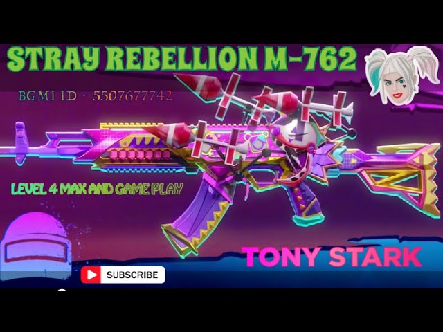 STRAY REBELLION M-762😍 || CREATE OPNING || STARKS YTG || BGMI ID - 5507677742 || BGMI🥰 #starksytg
