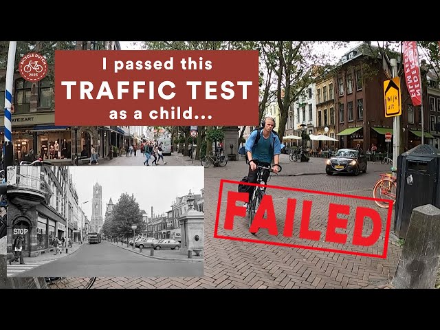 I failed the traffic test that I passed as a child