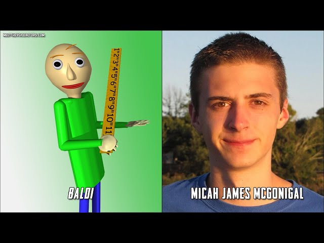 Baldi's Basics in Education and Learning Characters And Voice Actors