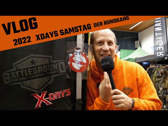 XDays Europas Paintball Messe - Rundgang Vlog Teil 1