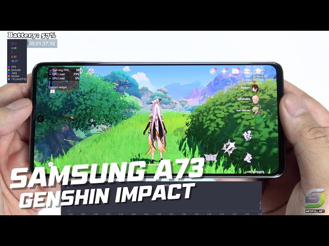 Samsung Galaxy A73 test game Genshin Impact Max Graphics Update 2024 | Snapdragon 778G